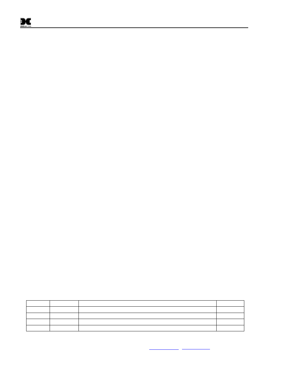 Parts list, Specifications, Warranty | Revision log, 0 parts list, 0 specifications, 0 warranty, 0 revision log | Detcon SW-AV2-DV2 User Manual | Page 12 / 12