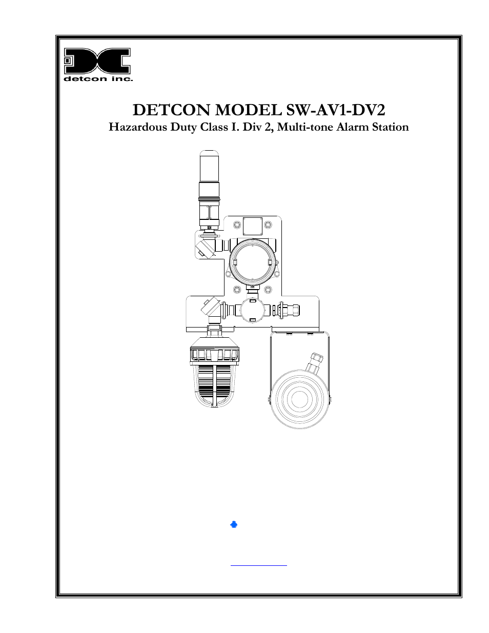 Detcon SW-AV1-DV2 User Manual | 12 pages