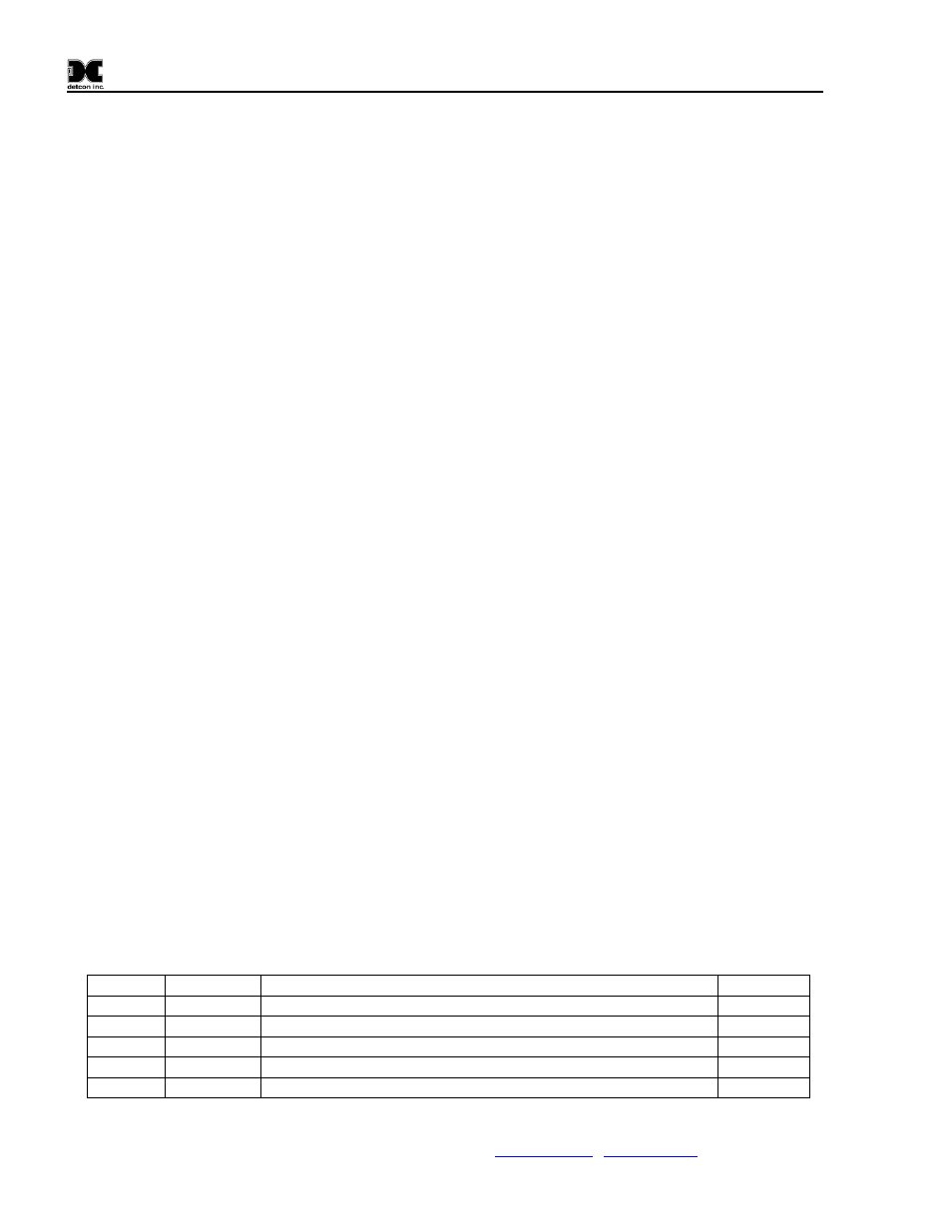 Parts list, Warranty, Revision log | 0 parts list, 0 specifications, 0 warranty, 0 revision log | Detcon SW-AV1-DV2 User Manual | Page 12 / 12