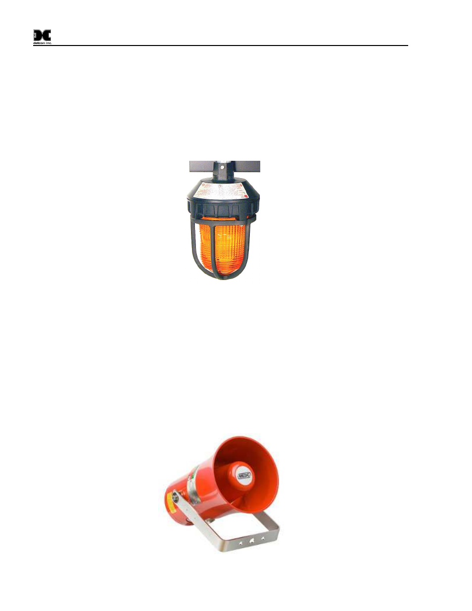 Strobe, Horn, Figure 3 strobe figure 4 horn | 1 strobe, 2 horn | Detcon SW-AV1-DV2 User Manual | Page 6 / 12