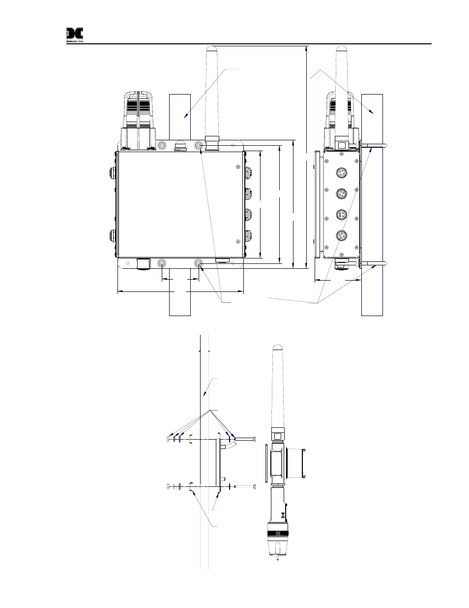 Figure 9 mount cx on tripod | Detcon SmartWireless CX User Manual | Page 17 / 33
