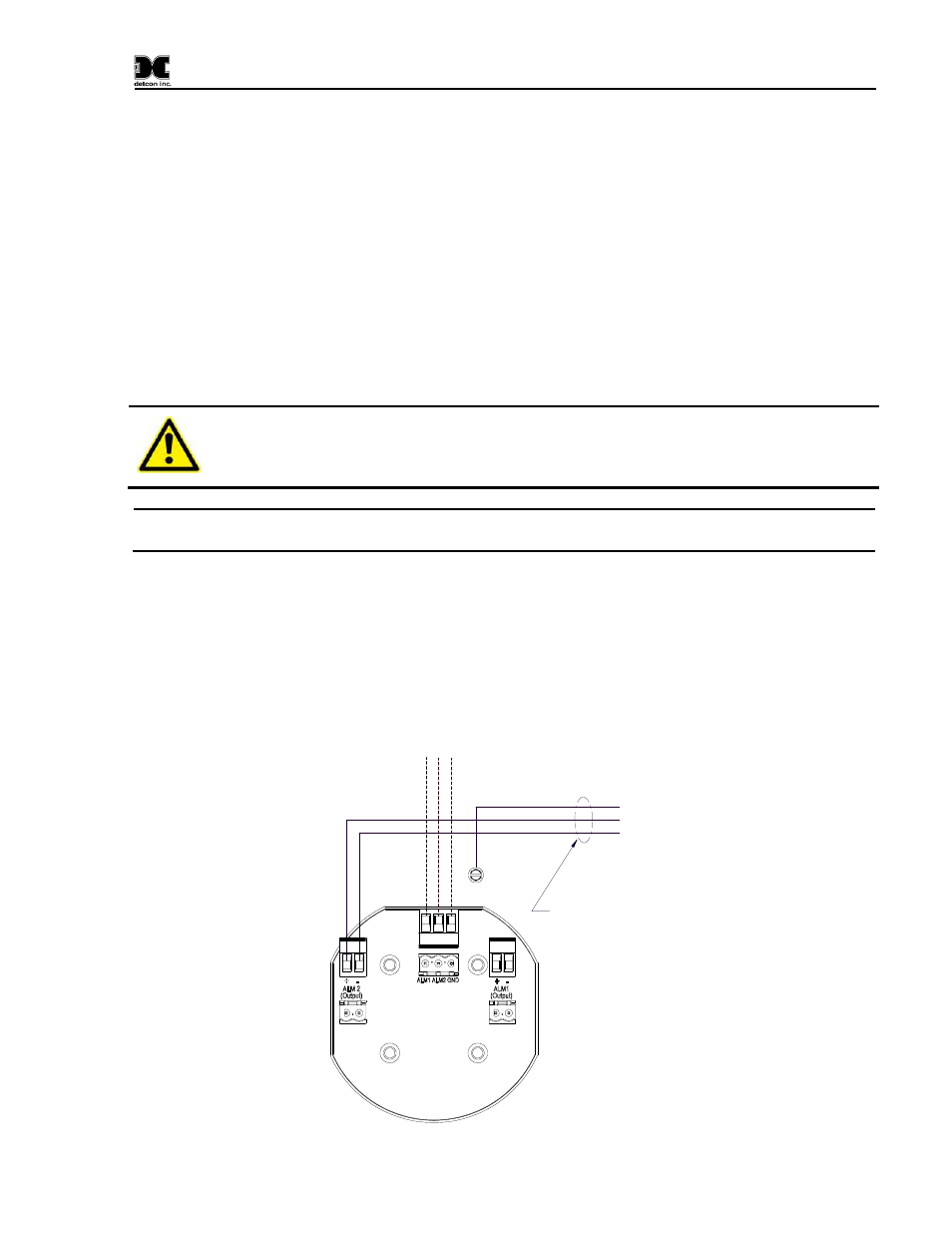 Figure 12 a1 c1d2 alarm connections | Detcon SmartWireless CXT User Manual | Page 19 / 49