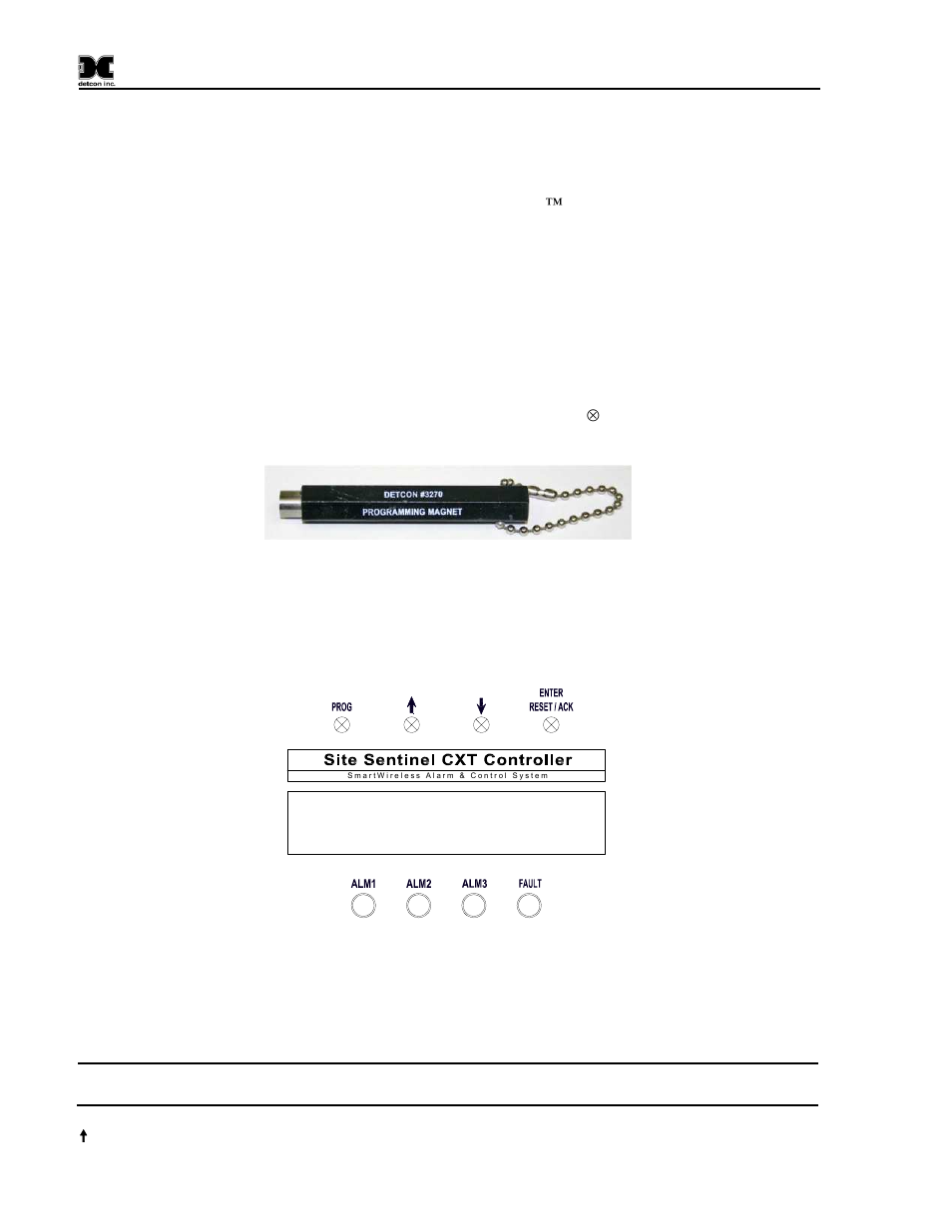 System configuration, System operation, Operator interface | Magnetic programming tool, Front panel user interface, 1 system operation, 2 operator interface | Detcon SmartWireless CXT User Manual | Page 24 / 49