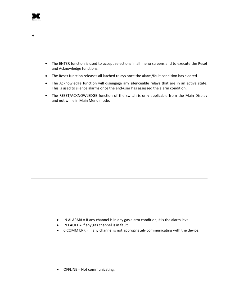 Main display functions, Sensor group, Transceiver group | 3 main display functions | Detcon SmartWireless CXT User Manual | Page 25 / 49