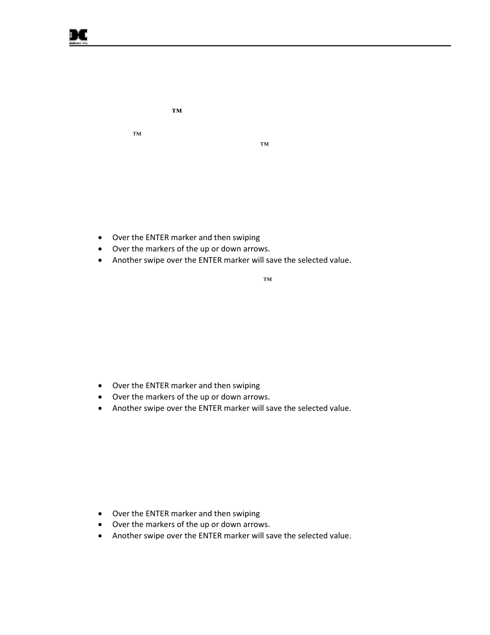 Set modbus™ address, Cxt low battery threshold, Module update interval | Set comm baud rates | Detcon SmartWireless CXT User Manual | Page 43 / 49