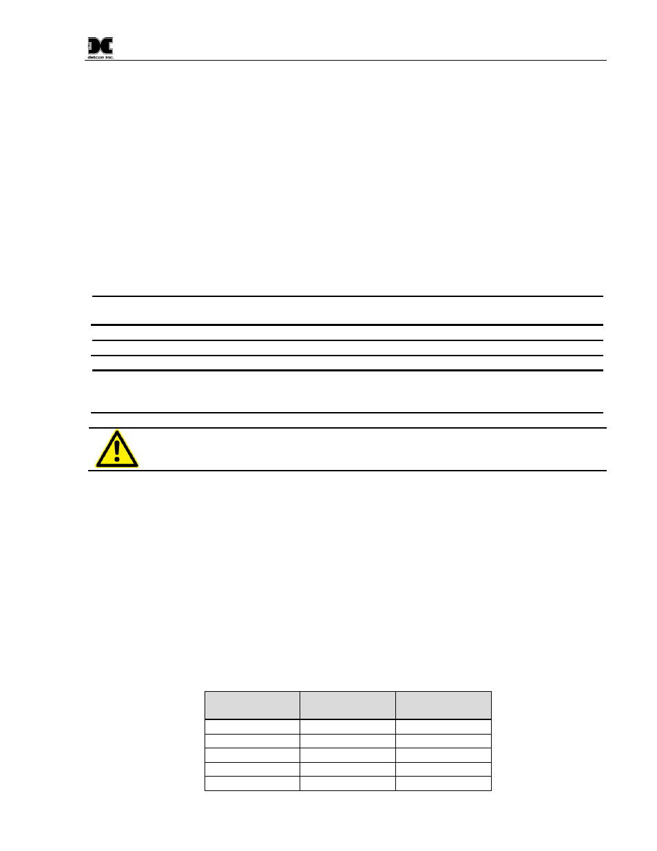 4 electrical installation, 5 field wiring, Electrical installation | Field wiring, Table 1 protection vs. wire gauge | Detcon CX-IR User Manual | Page 11 / 38