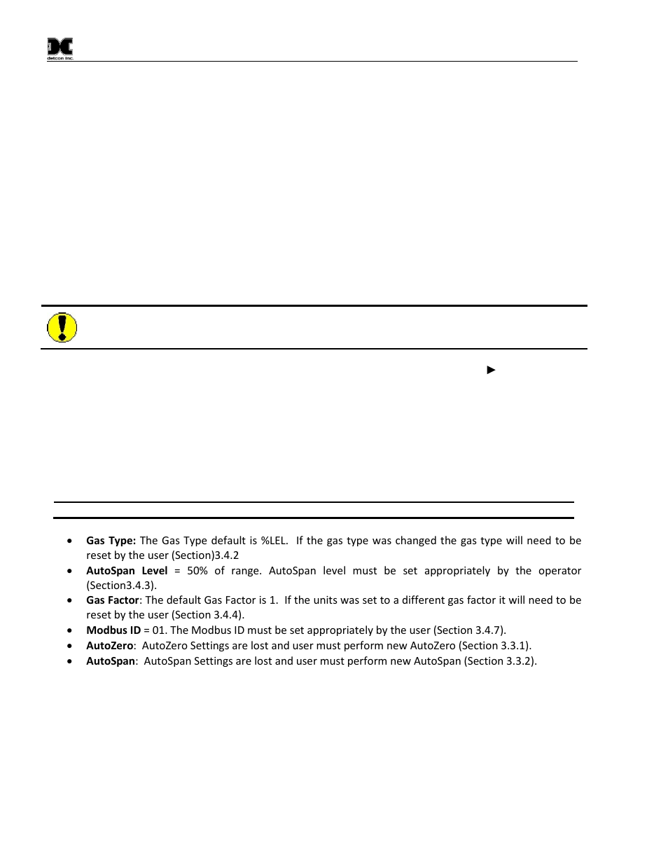6 restore defaults, 7 set modbus™ id, Restore defaults | Set modbus™ id | Detcon CX-IR User Manual | Page 24 / 38