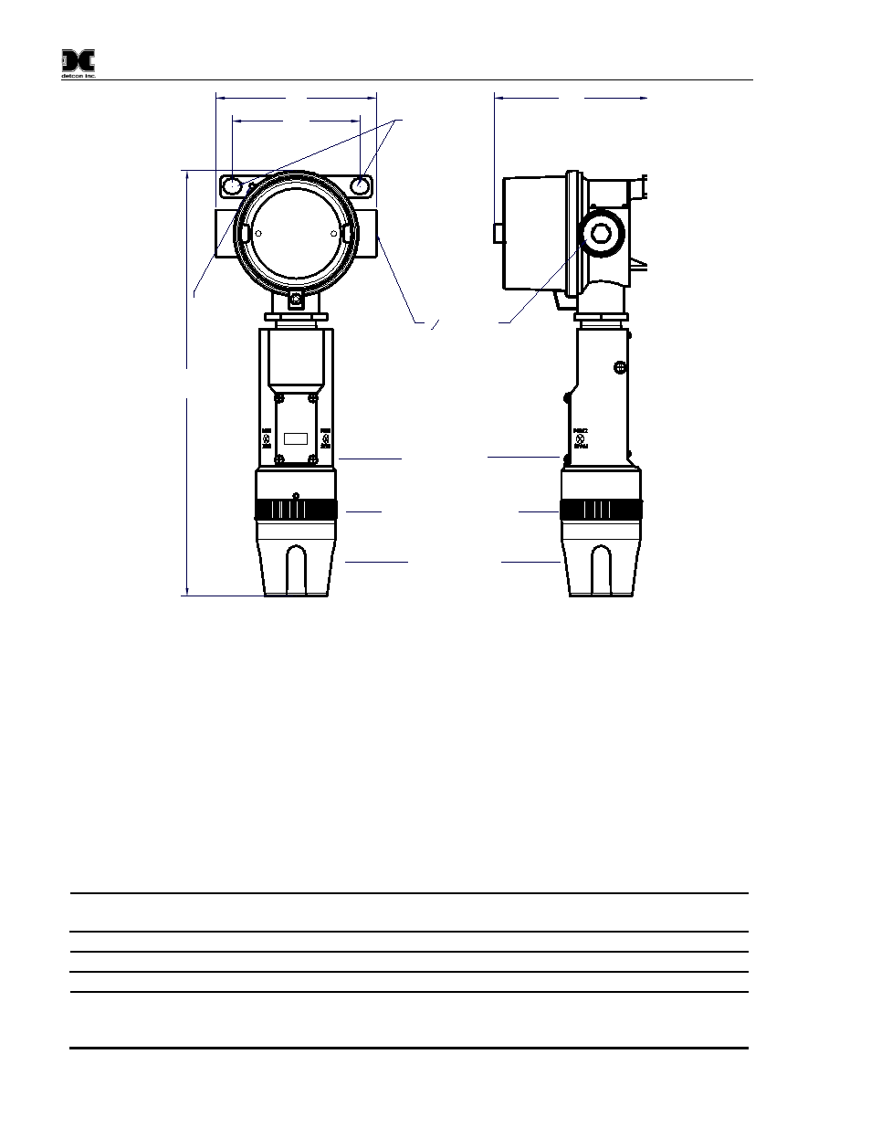 5 electrical installation, Electrical installation, Figure 7 cx-dm sensor with mini-condulet | Detcon CX-DM User Manual | Page 10 / 44