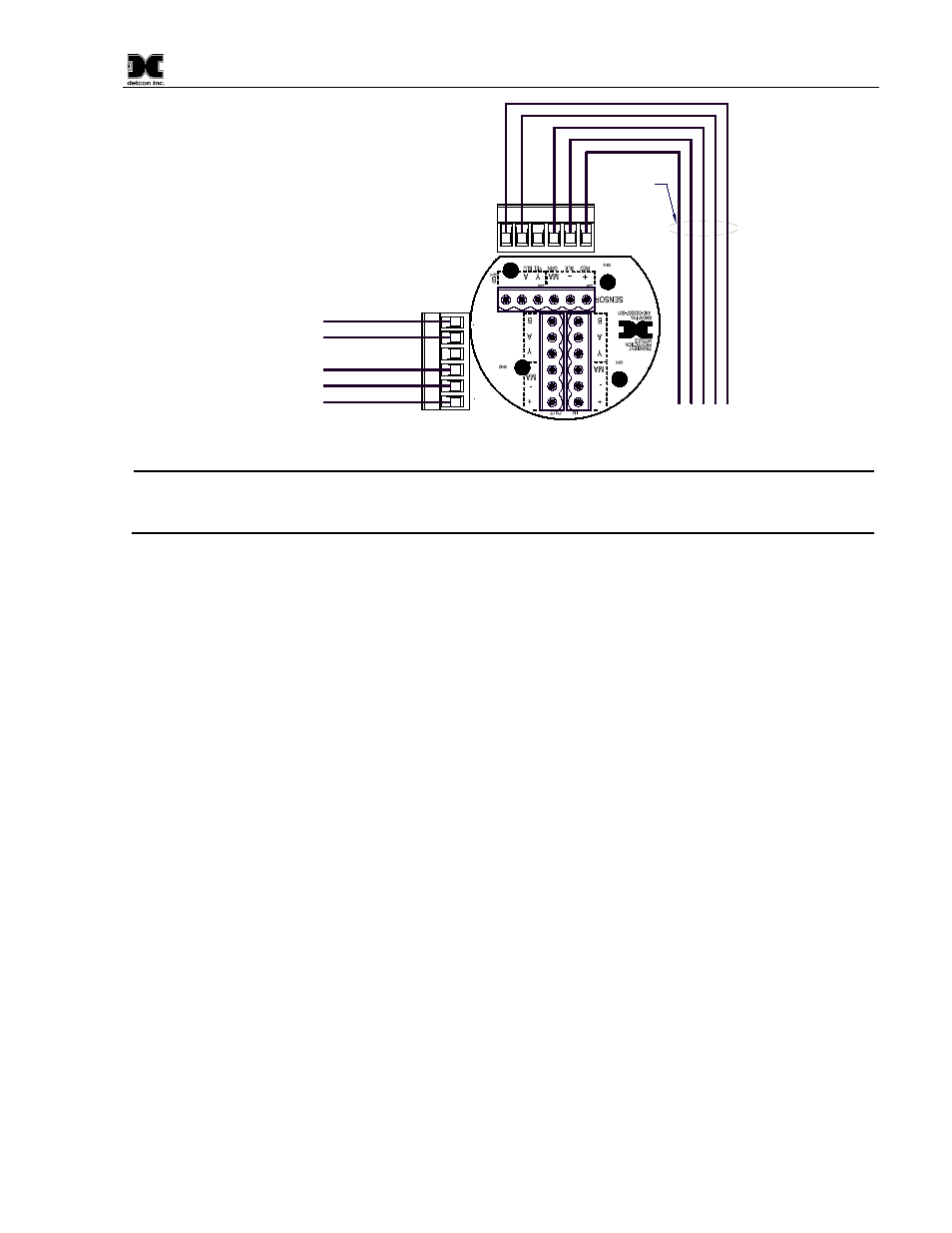 7 initial start up, Initial start up, Figure 9 terminal interconnect | Detcon CX-DM User Manual | Page 13 / 44