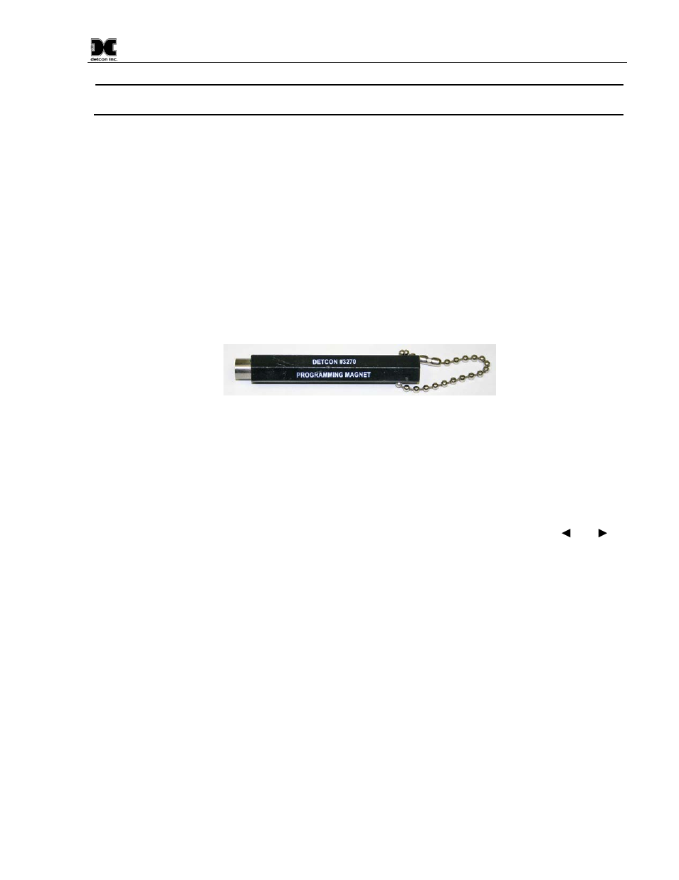 Operation, Figure 10 magnetic programming tool | Detcon CX-DM User Manual | Page 15 / 44