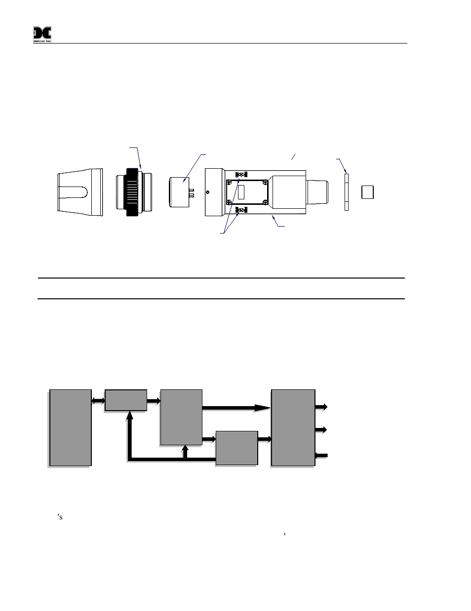 2 modular design, Cx-dm intelligent transmitter module, Field replaceable sensor | Modular design, Figure 3 sensor assembly breakaway, Figure 4 functional block diagram | Detcon CX-DM User Manual | Page 6 / 44