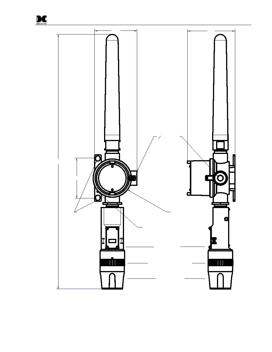 5 electrical installation, Electrical installation, Figure 12 cxt-dm sensor with lithium battery pack | Detcon CXT-DM User Manual | Page 15 / 56