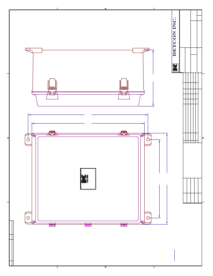 Model | Detcon NEMA 4X, 24VDC, 25 amp User Manual | Page 2 / 4