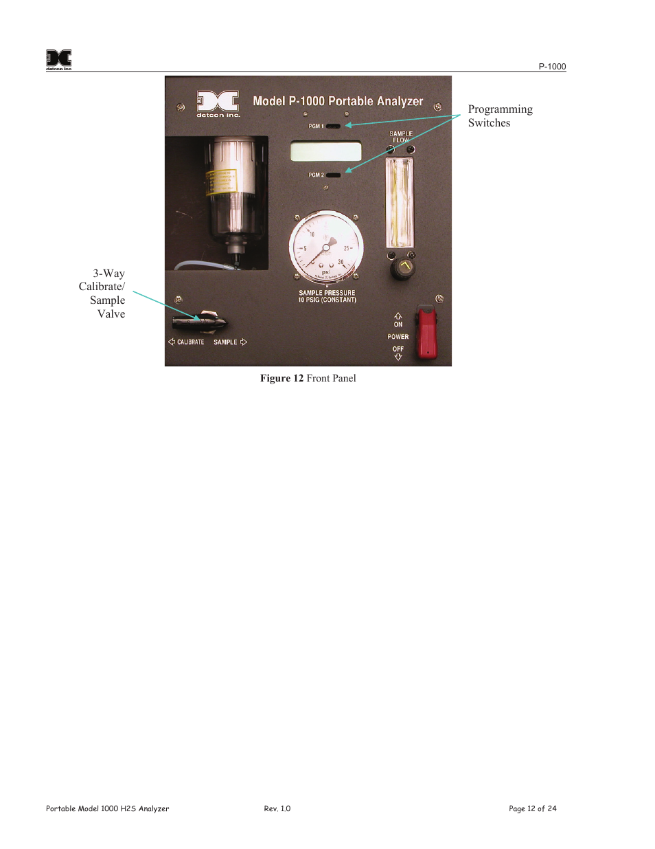 Detcon P-1000 User Manual | Page 16 / 28
