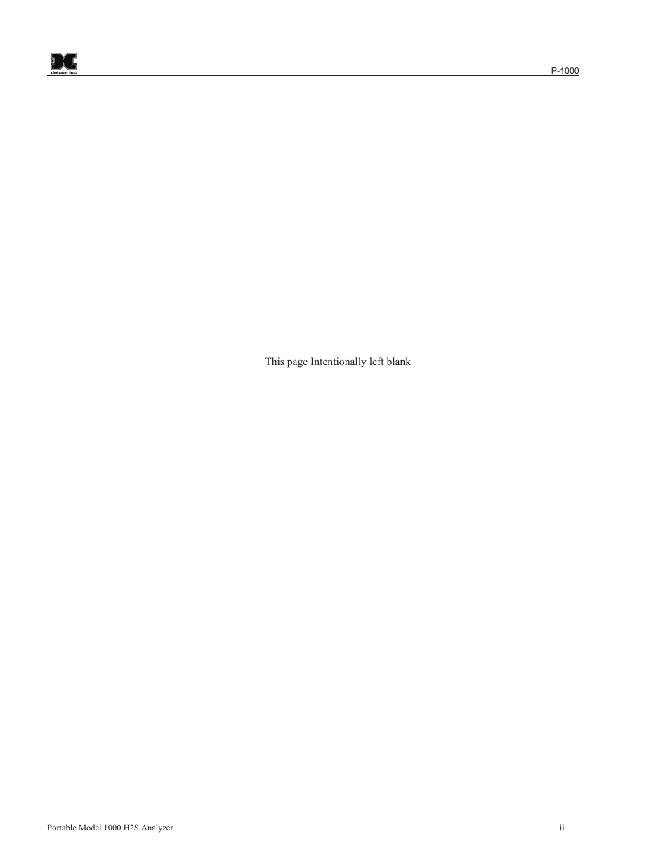 Detcon P-1000 User Manual | Page 2 / 28