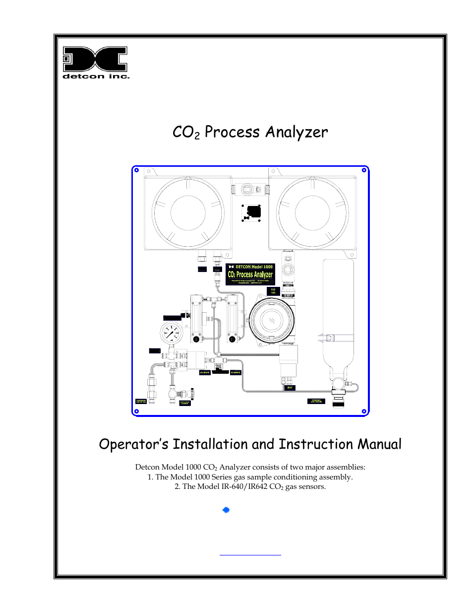 Detcon 1000_CO2 User Manual | 32 pages