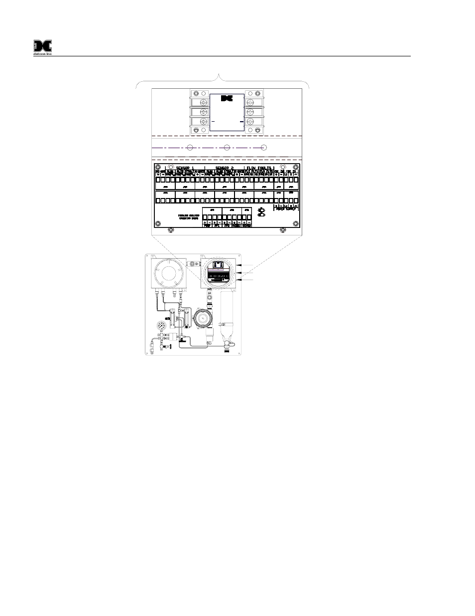 4 relays and rs-485 setup, Relays and rs-485 setup, Figure 11 installation wiring connections | Figure 11), Figure 11). the c | Detcon 1000_CO2 User Manual | Page 12 / 32