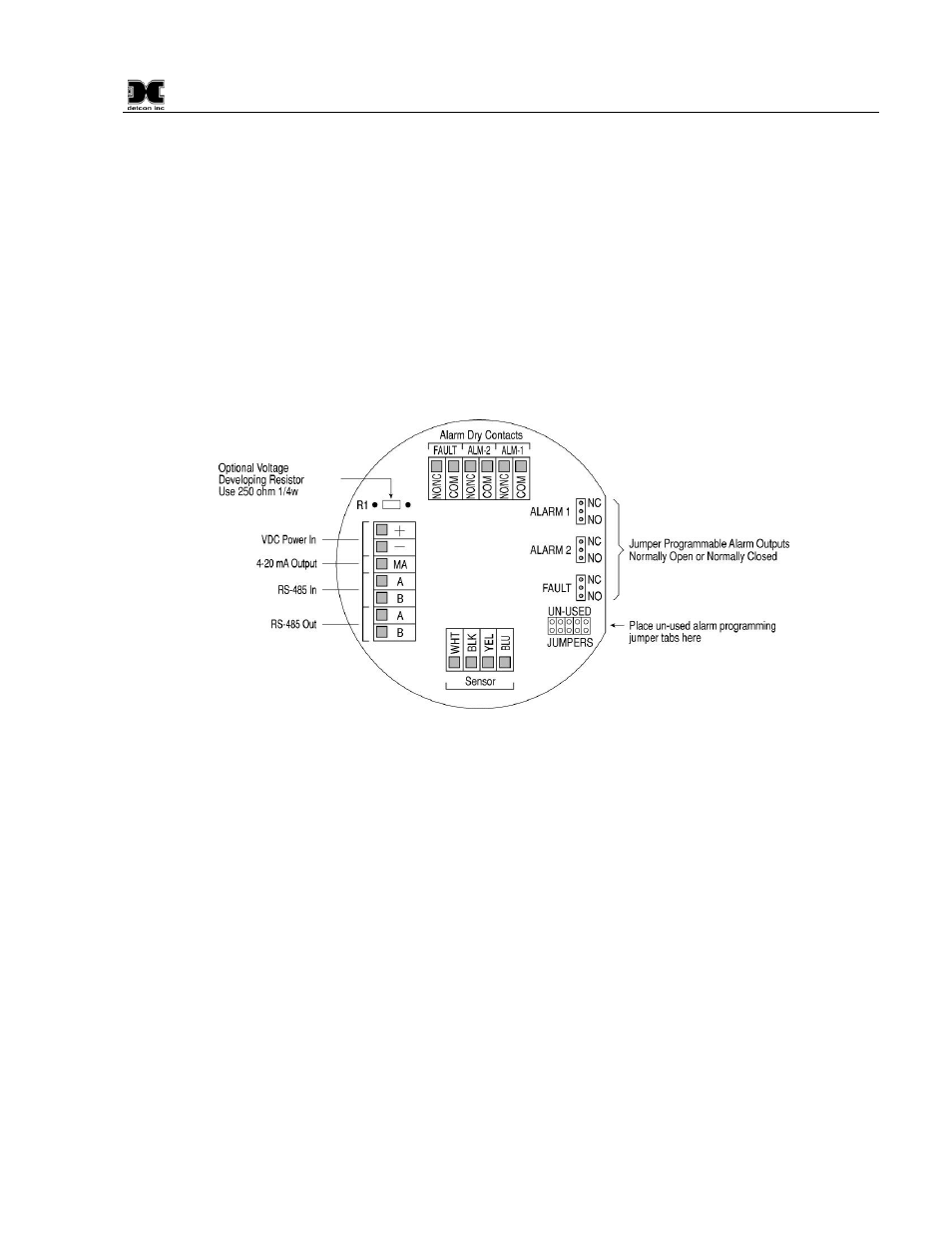 3 base connector board, 4 ir-640/ir-642 co2 sensor principal of operation, Base connector board | Ir-640/ir-642 co, Sensor principal of operation, Figure 4 connector pca | Detcon 1000_CO2 User Manual | Page 7 / 32