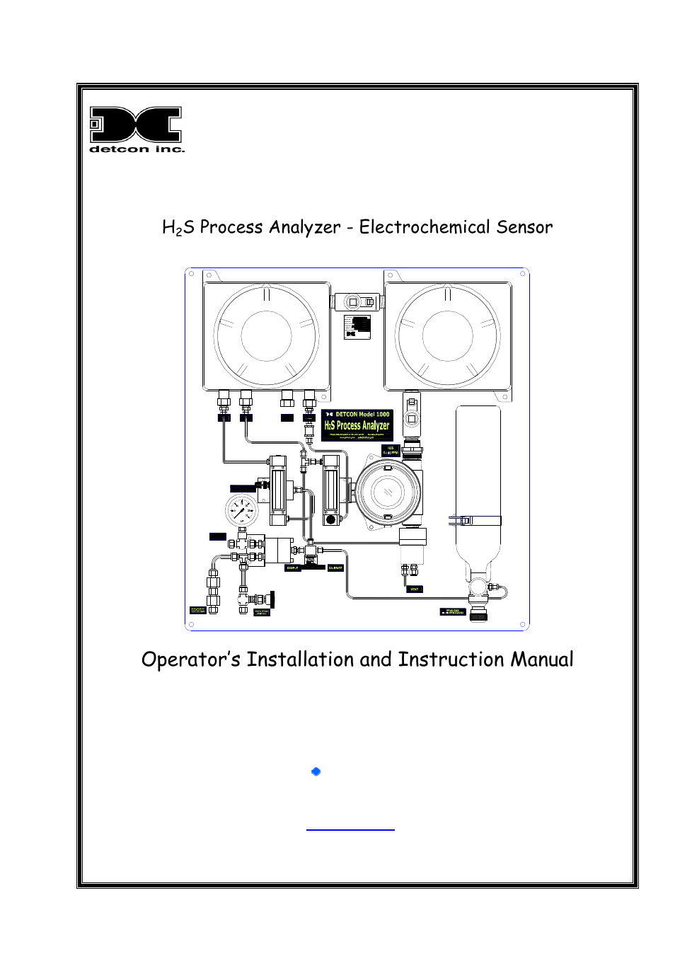 Detcon 1000_H2S User Manual | 34 pages