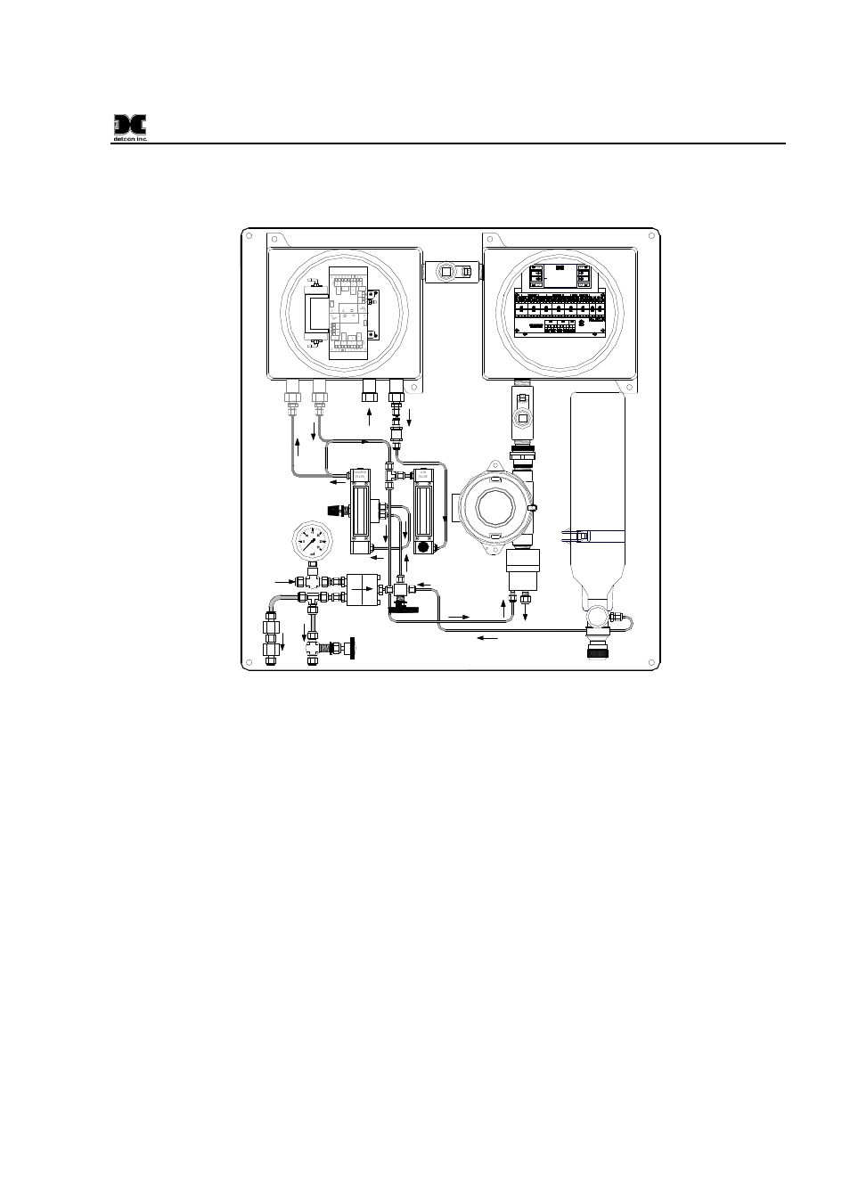 Flow diagrams, Figure 17 unit flow diagram | Detcon 1000_H2S User Manual | Page 31 / 34