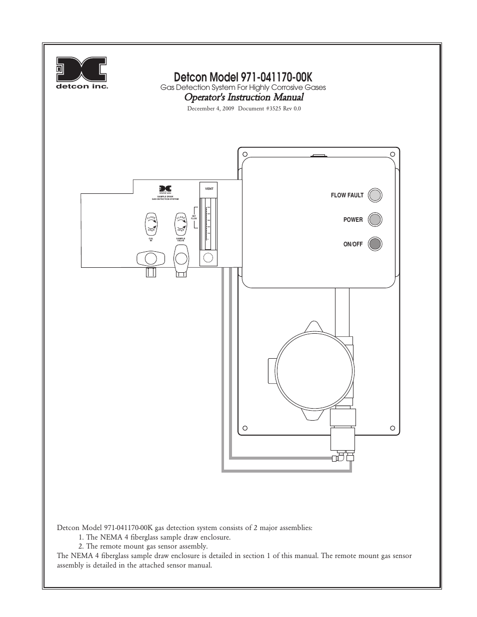 Detcon 971-041170-00K User Manual | 8 pages