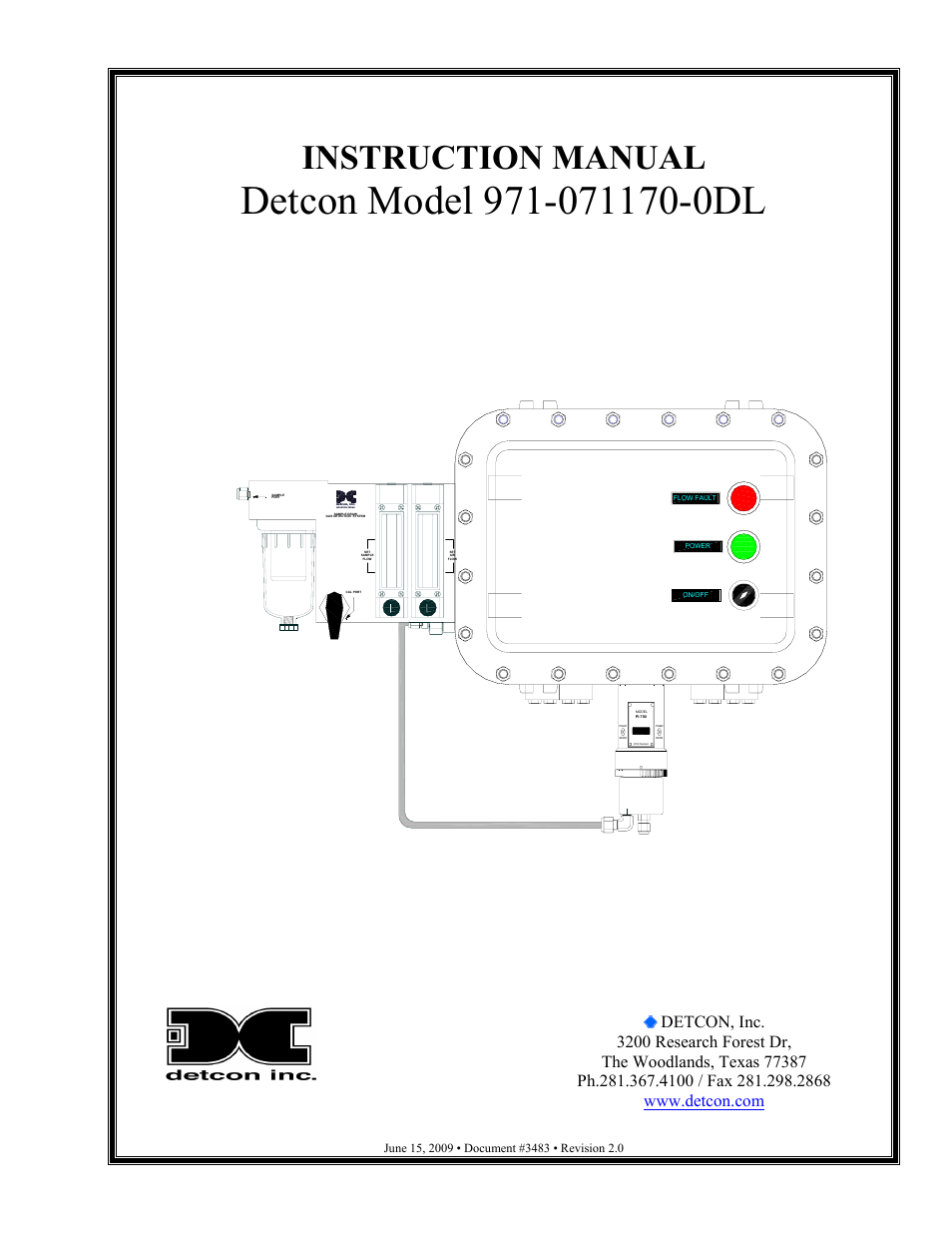 Detcon 971-071170-0DL User Manual | 12 pages