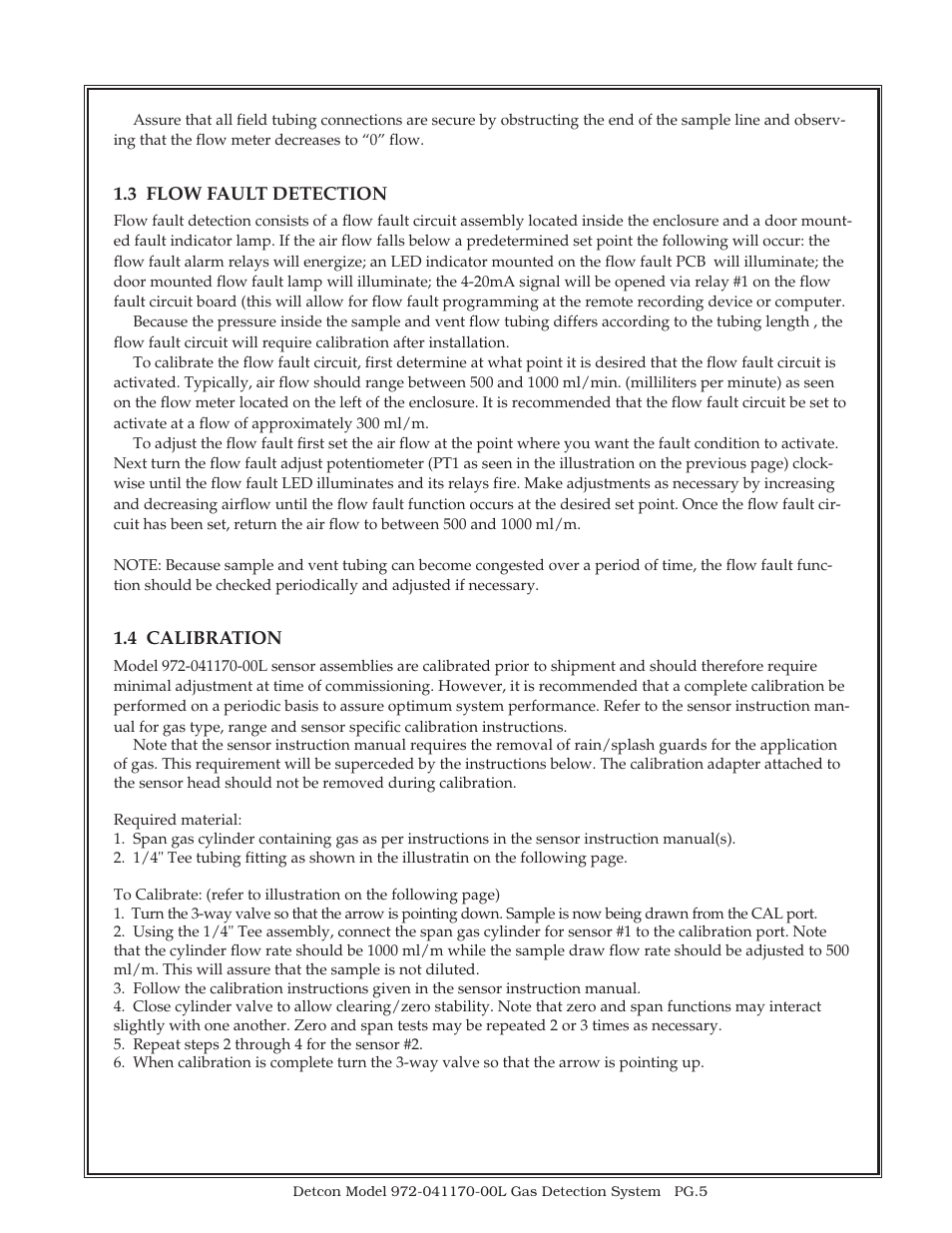 Detcon 972-041170-00L User Manual | Page 5 / 8