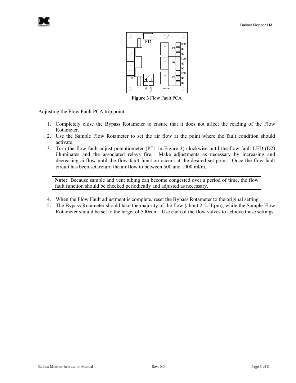 Figure 3 flow fault pca | Detcon 974-071170-BCR User Manual | Page 7 / 12