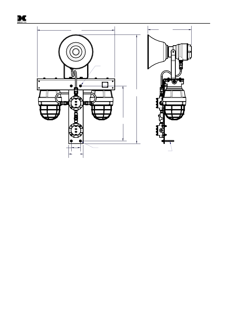 Figure 4 unit dimensional | Detcon AV2-C1D1M User Manual | Page 8 / 12