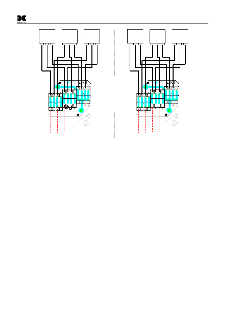 0 parts list, 0 warranty, Parts list | Warranty, Figure 4 120/240vac wiring diagram | Detcon AV2-C1D2C User Manual | Page 8 / 8