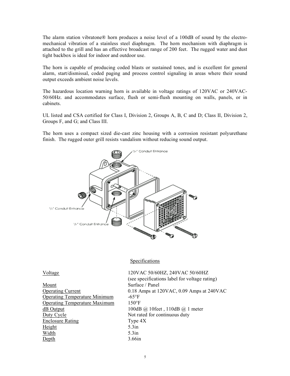 Detcon AV1-C1D2C User Manual | Page 5 / 8
