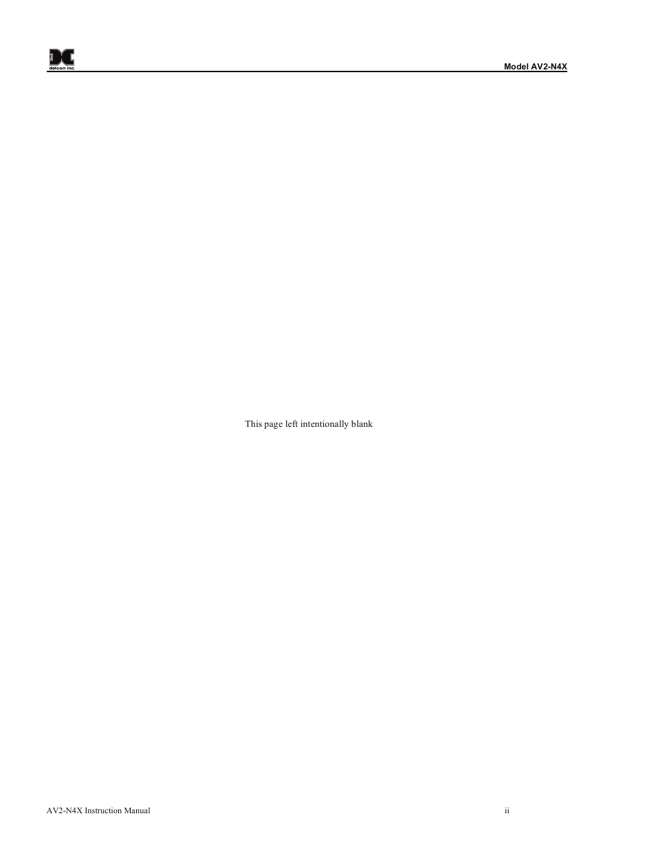 Detcon AV2-N4X User Manual | Page 2 / 10