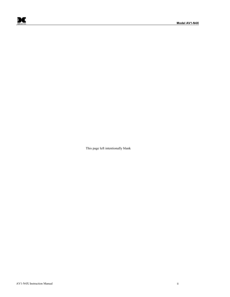 Detcon AV1-N4X User Manual | Page 2 / 10