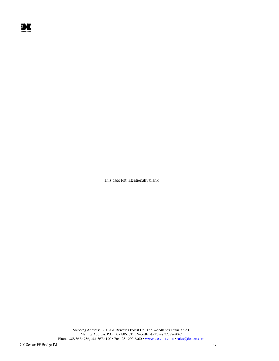 Detcon 700 Foundation Fieldbus Bridge User Manual | Page 4 / 12