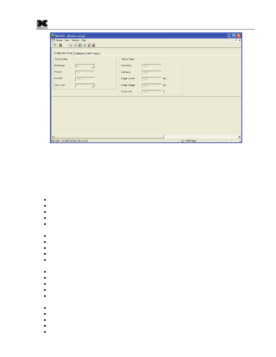 Figure 7 fp configuration setup | Detcon 700 HRT Bridge User Manual | Page 13 / 22