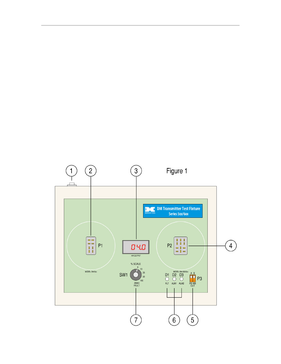 0 description, 0 features | Detcon DM Transmitter Test Fixture User Manual | Page 3 / 8