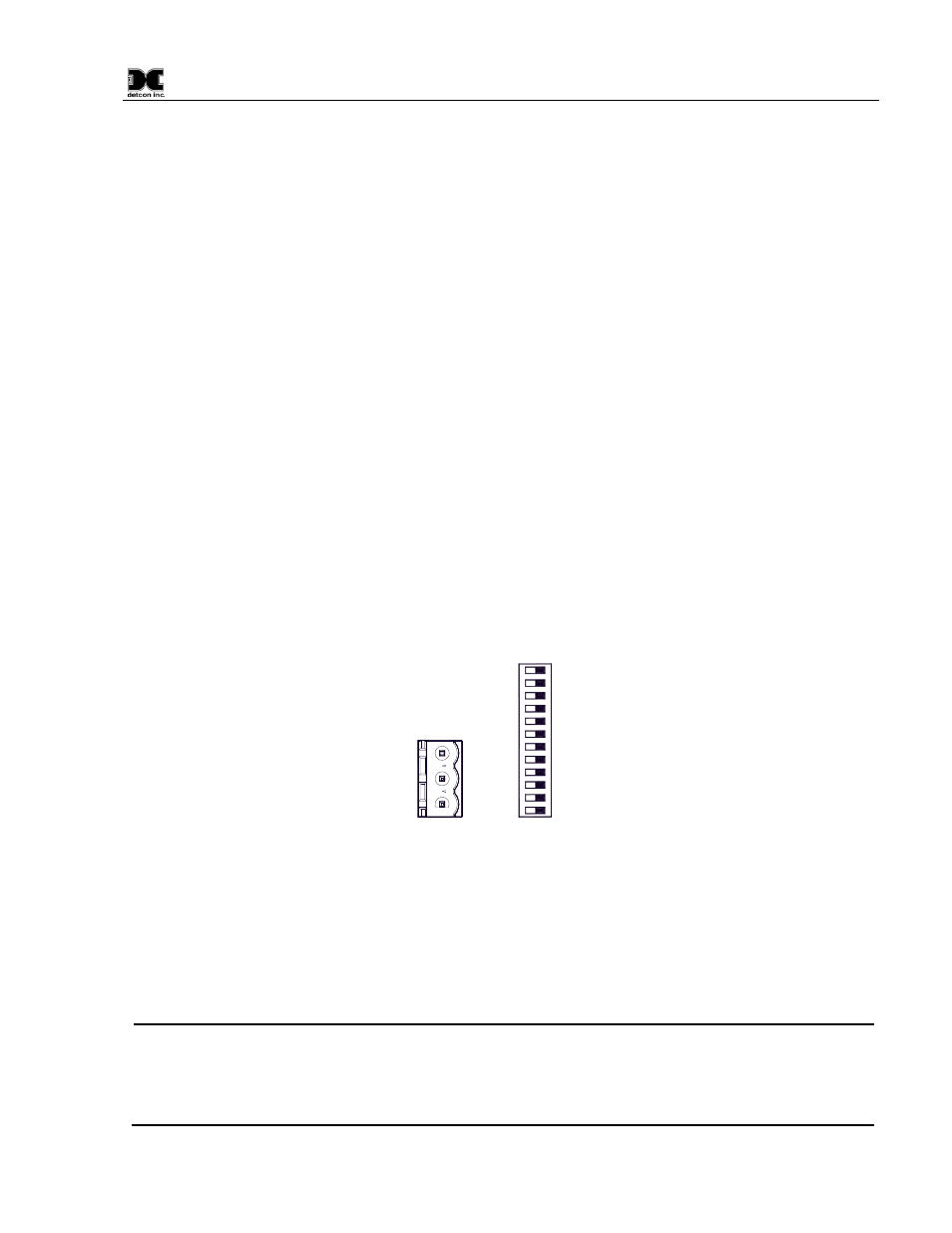 Relay card configuration, Sensor/channel configuration, Figure 2 sensor/channel configuration dip switches | 0 relay card configuration, 1 sensor/channel configuration | Detcon Four Channel Relay Card User Manual | Page 7 / 12