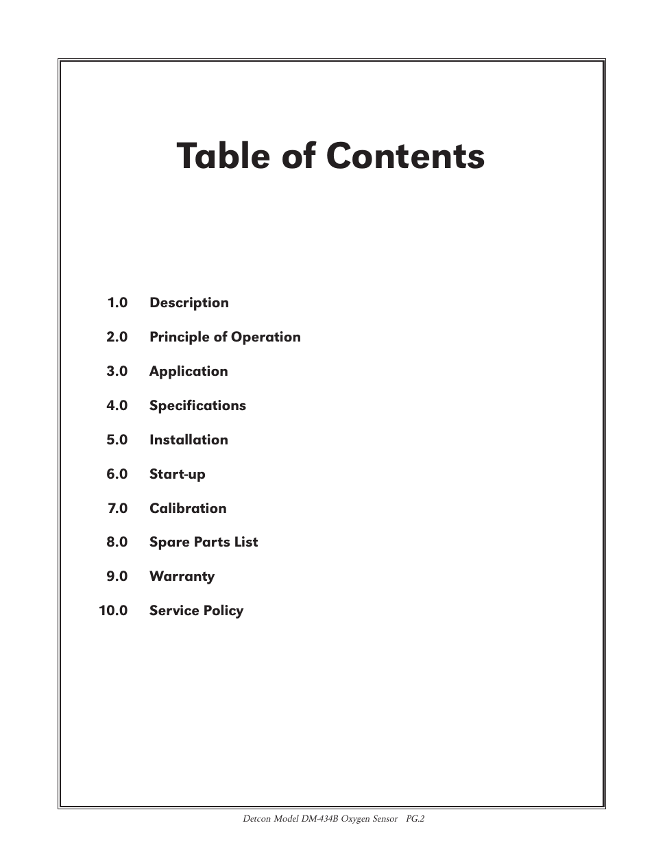 Detcon DM-434B User Manual | Page 2 / 11