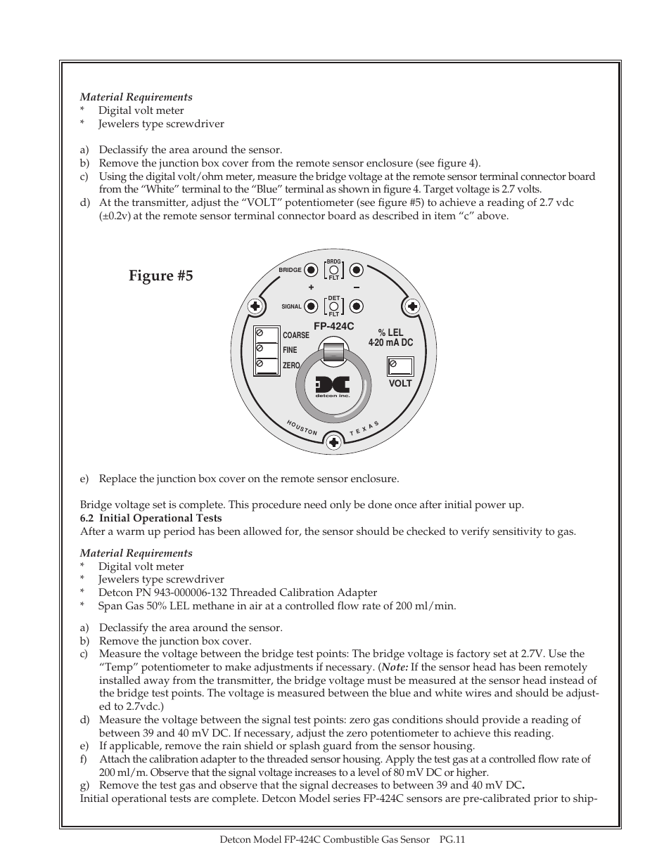 Figure #5 | Detcon FP-424C User Manual | Page 11 / 15