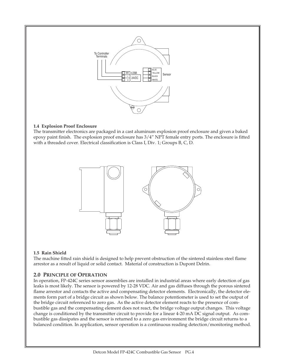 Detcon FP-424C User Manual | Page 4 / 15