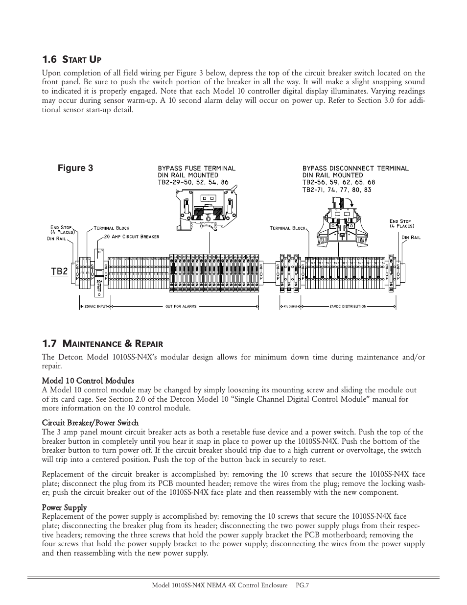 Detcon 1010SS-N4X User Manual | Page 7 / 8