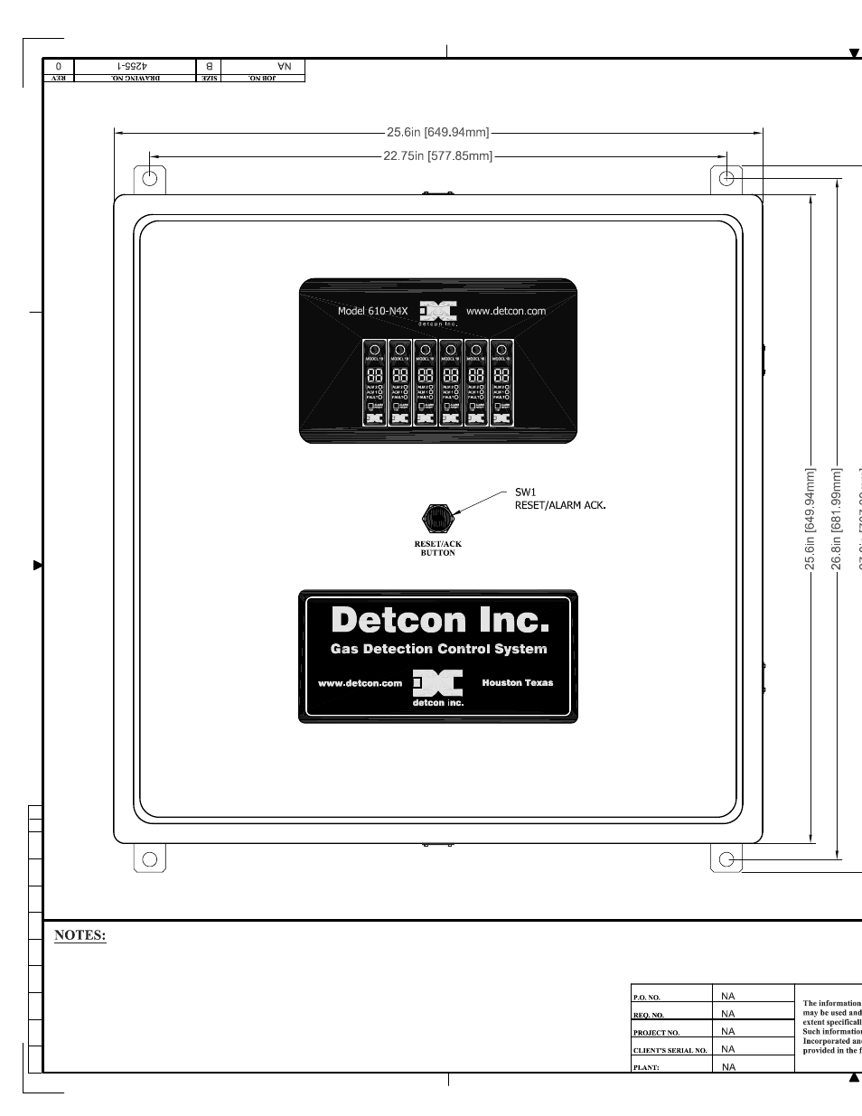 Detcon 610-N4X-SA User Manual | Page 13 / 20