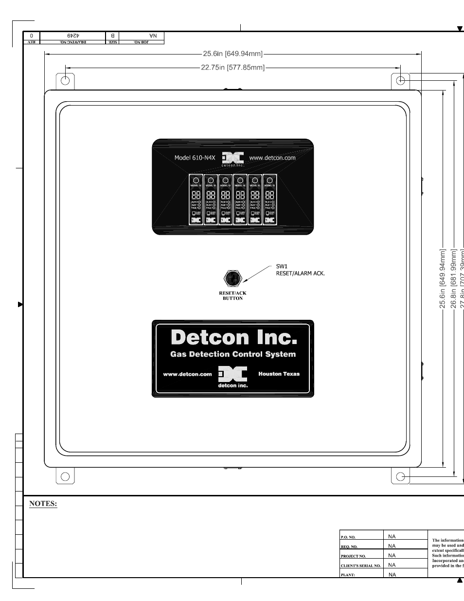 Detcon 610-N4X-SA User Manual | Page 17 / 20