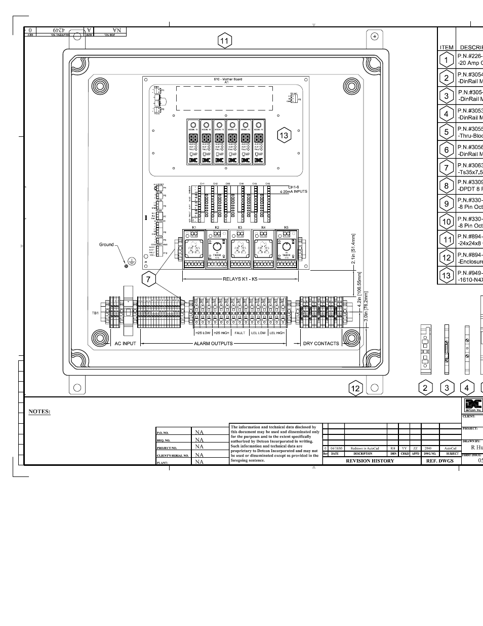 Detcon 610-N4X-SA User Manual | Page 19 / 20