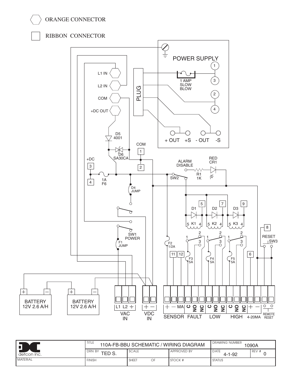 Detcon 110A-FB-BBU User Manual | Page 7 / 8