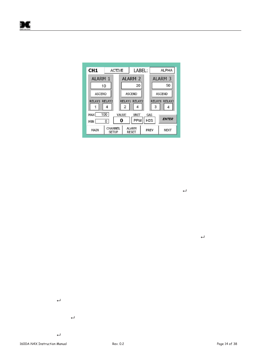 Detcon 1600A-N4X User Manual | Page 18 / 48