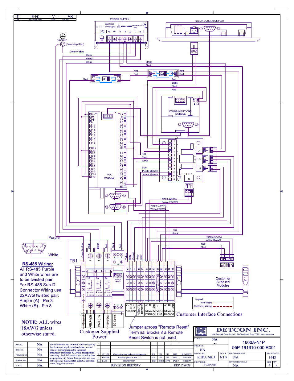 Detcon 1600A-N1P User Manual | Page 51 / 52