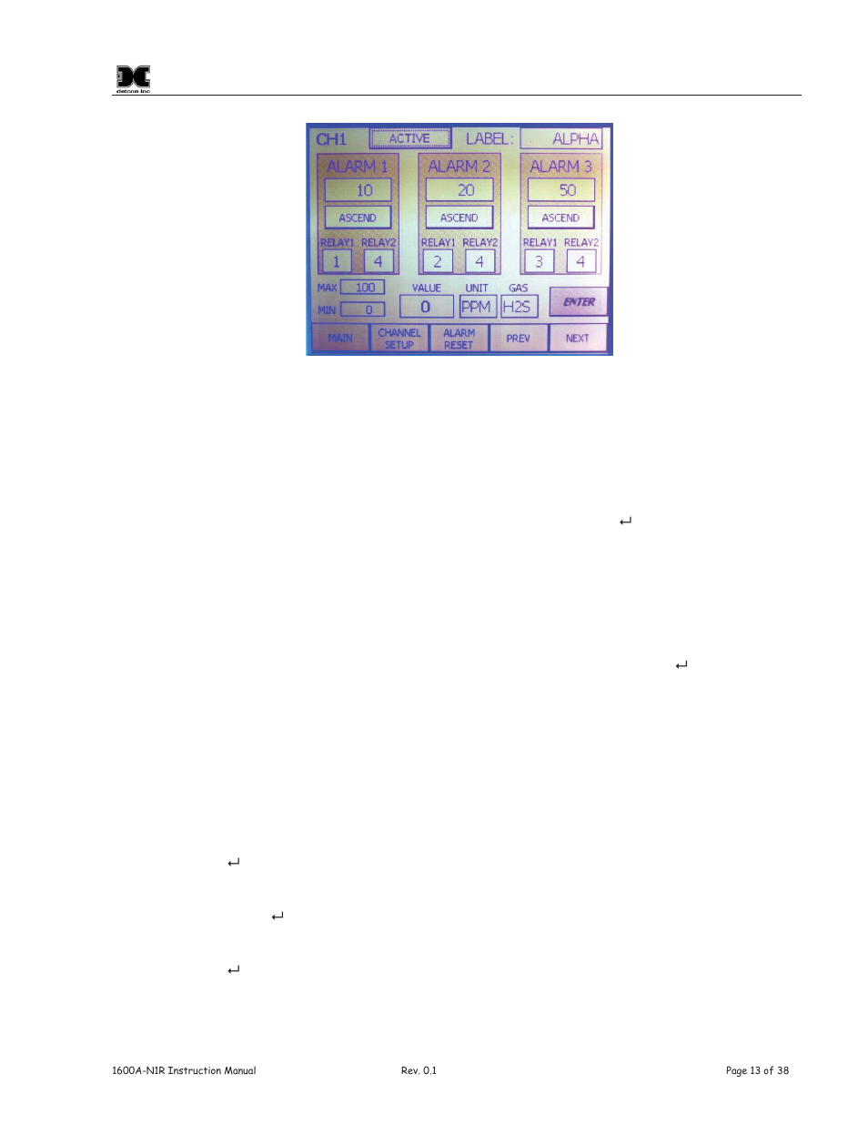 Detcon 1600A-N1R User Manual | Page 17 / 48