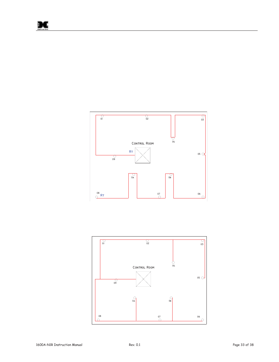 Device hook-up, Figure 42 daisy chain wiring diagram, Figure 43 unbalanced data bus | Detcon 1600A-N1R User Manual | Page 37 / 48