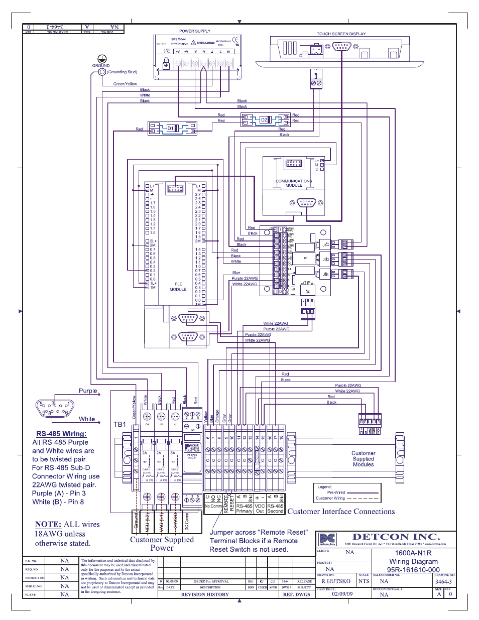 Detcon 1600A-N1R User Manual | Page 47 / 48